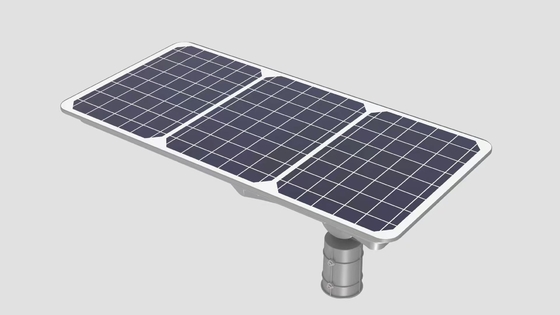 Led 6-9m Integrated Solar Street Light 6000k Courtyard Light With Motion Sensor