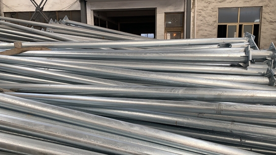 Hot Dipped Galvanized 9m 10m LED Street Light Pole